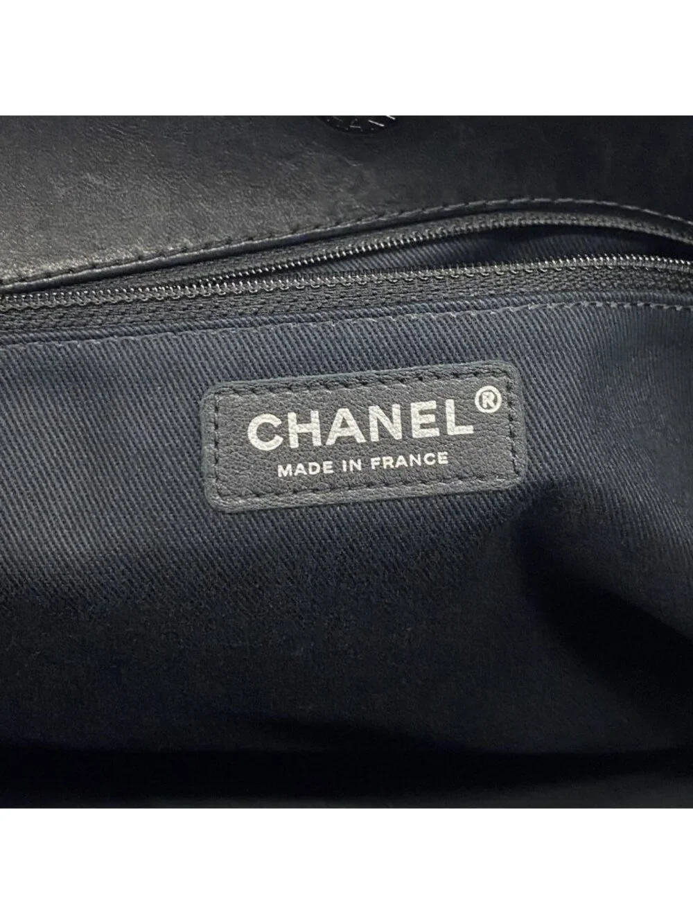 Chanel Chain Tote 2.55 Quilted Patent Leather Dark Brown Silver